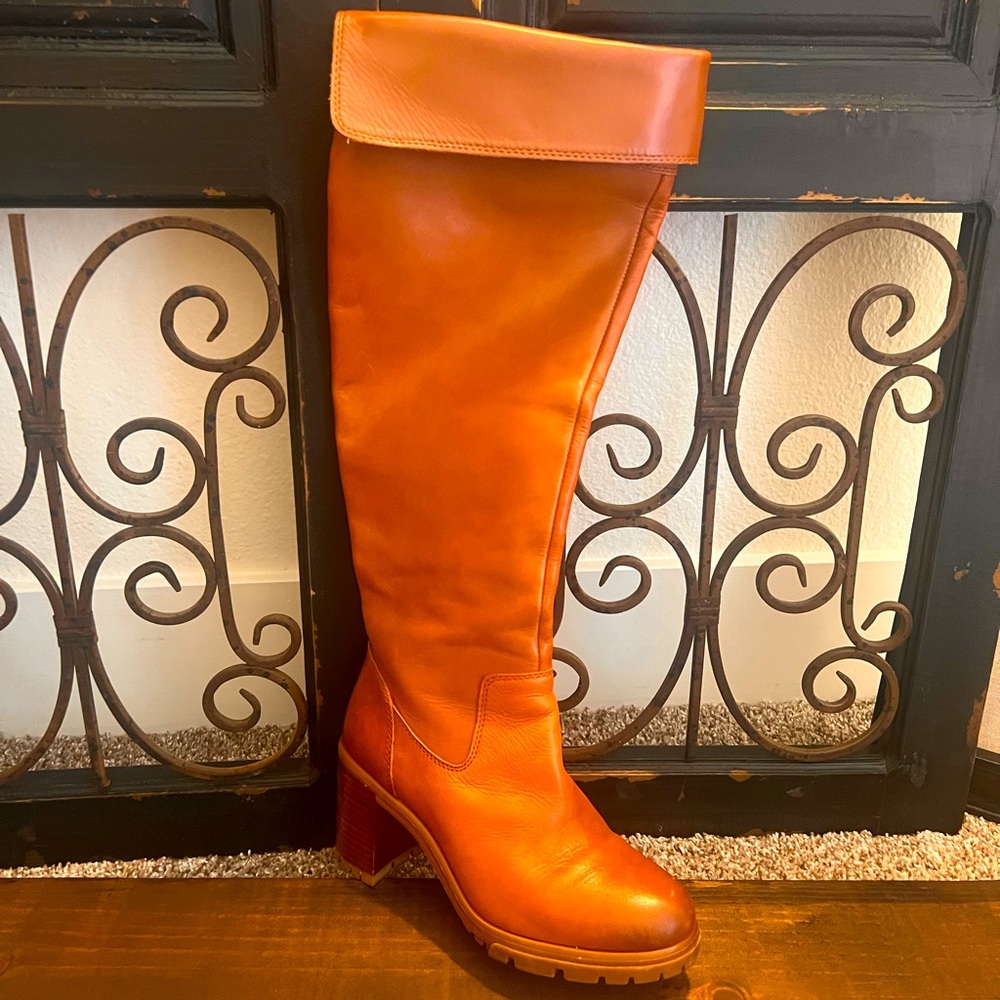 Vince Camuto Camel Knee High Boots